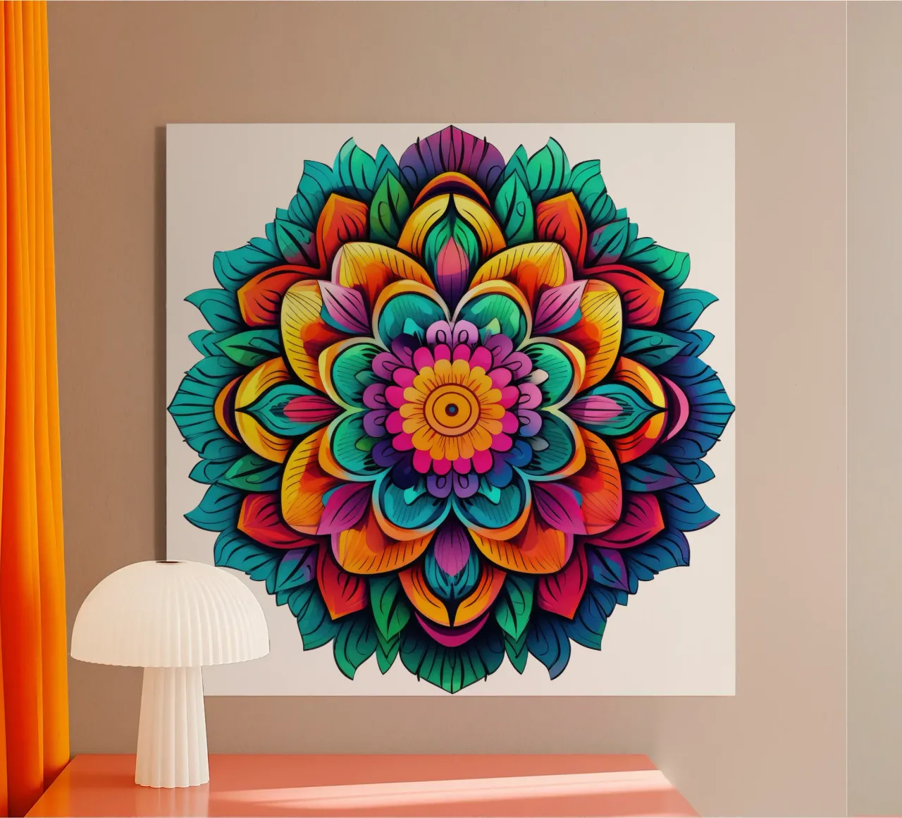 Mandala Vibrance plexiglass da Spiritual Touch