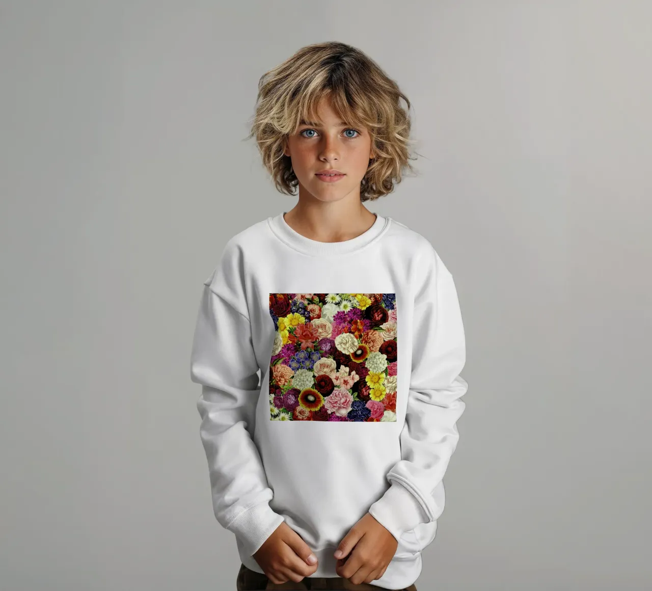 Spring Explosion kids sweatshirt by Tobe Fonseca
