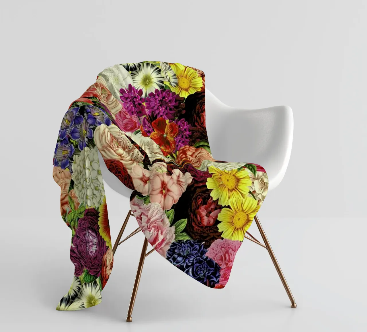 Spring Explosion fleece blanket by Tobe Fonseca