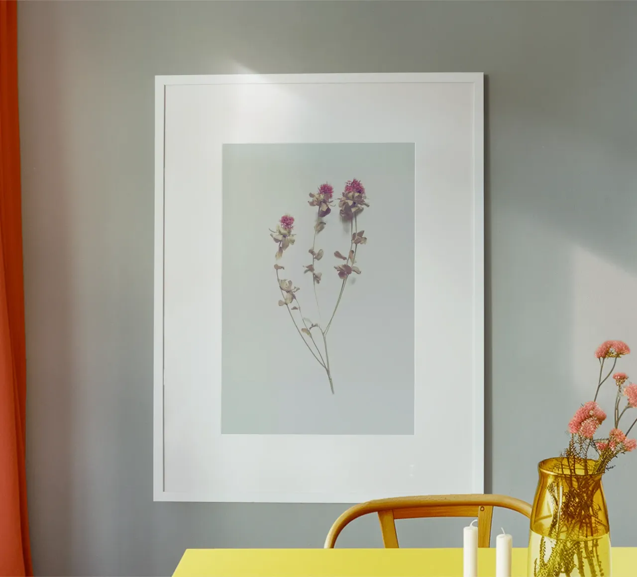 Cardoon I poster con telaio in plastica da Elena Veronese