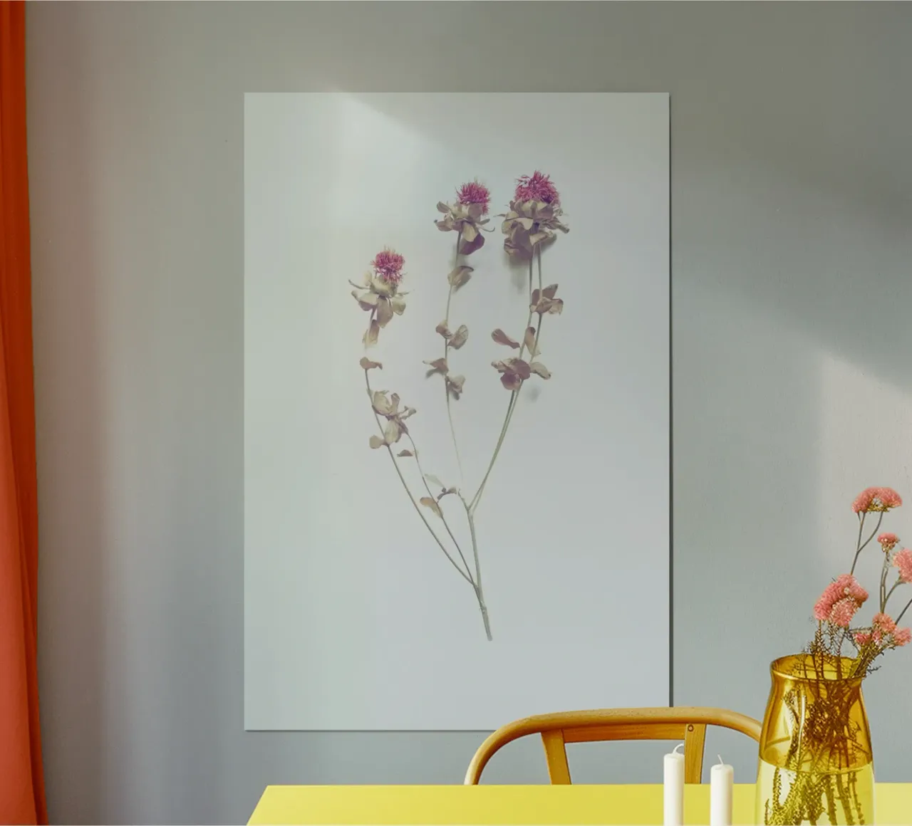Cardoon I poster con telaio in plastica da Elena Veronese