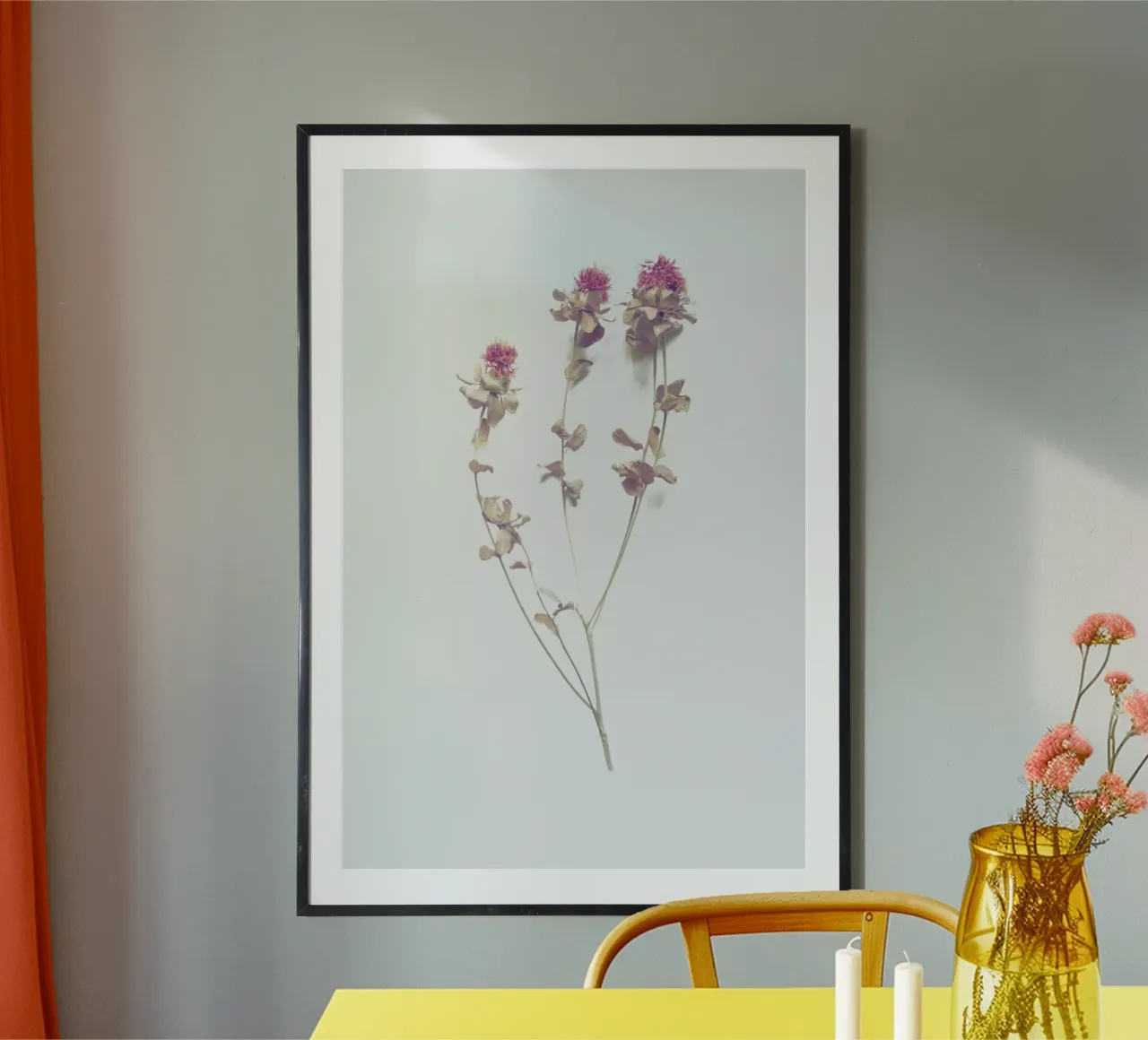 Cardoon I poster con telaio in plastica da Elena Veronese