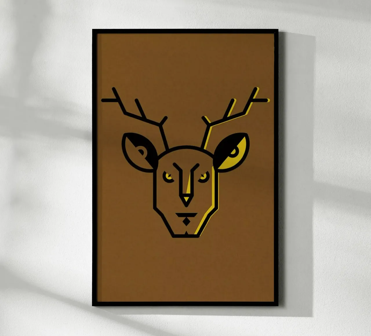 Animal 2 poster con telaio in plastica da Maz