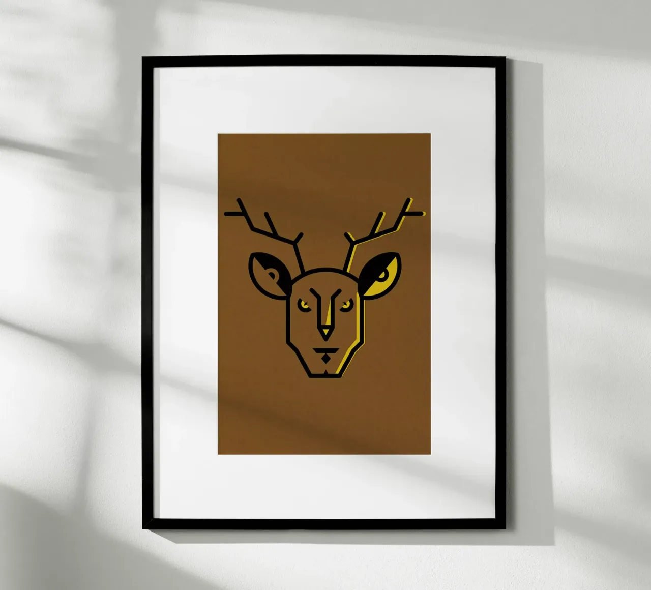 Animal 2 poster con telaio in plastica da Maz