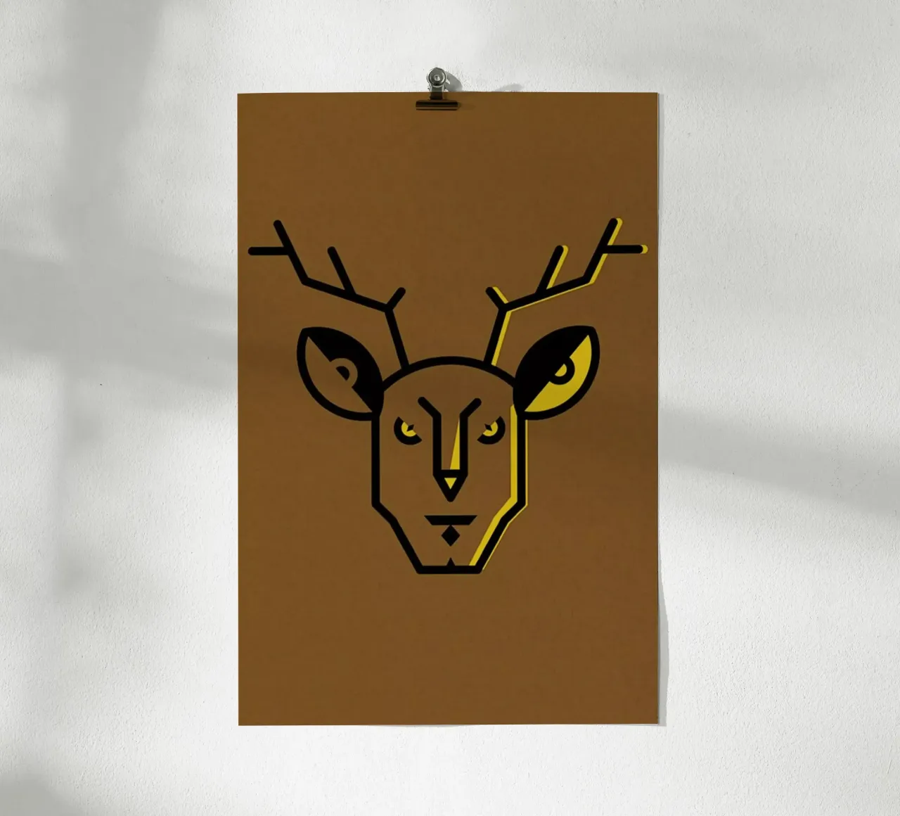 Animal 2 poster con telaio in plastica da Maz