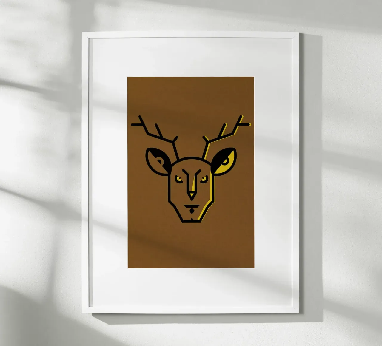 Animal 2 poster con telaio in plastica da Maz