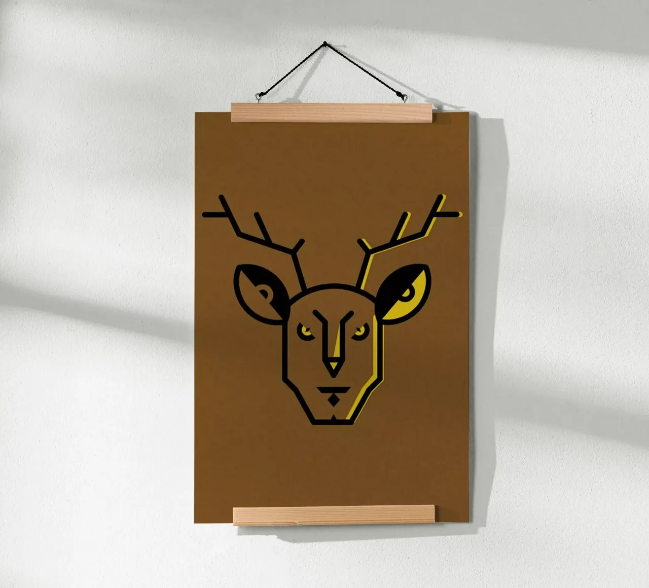Animal 2 poster con telaio in plastica da Maz