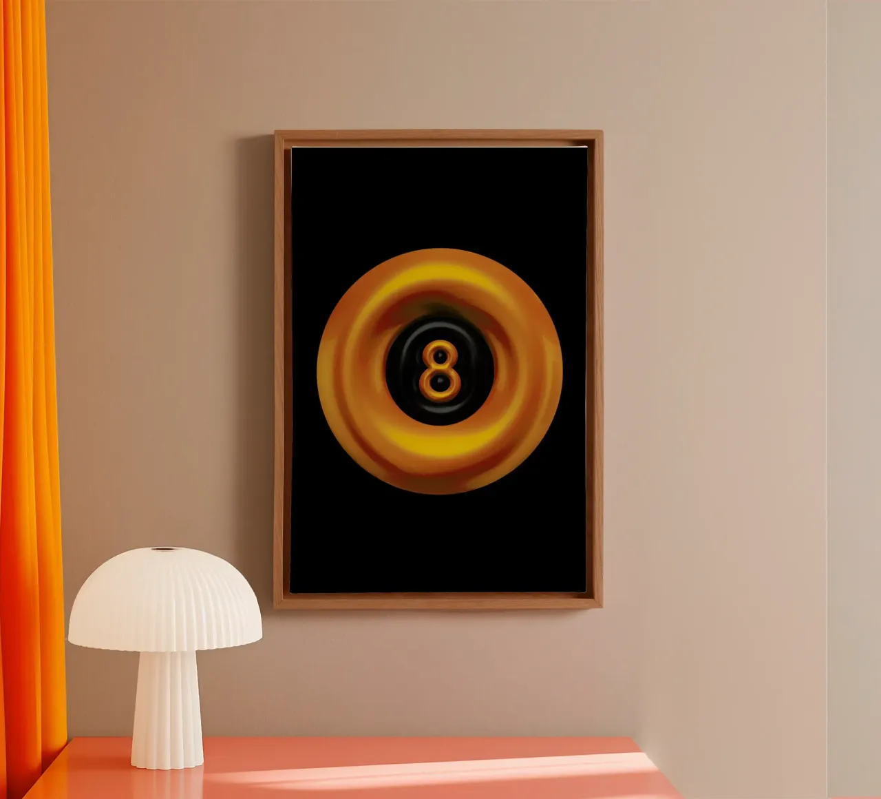 Ball canvas met Baklijst van Octavian