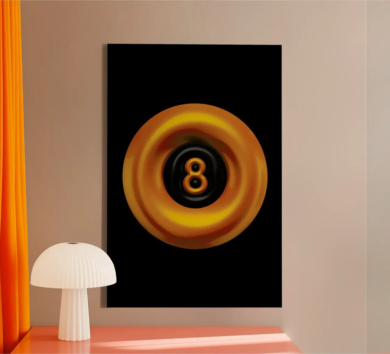 Ball canvas met Baklijst van Octavian