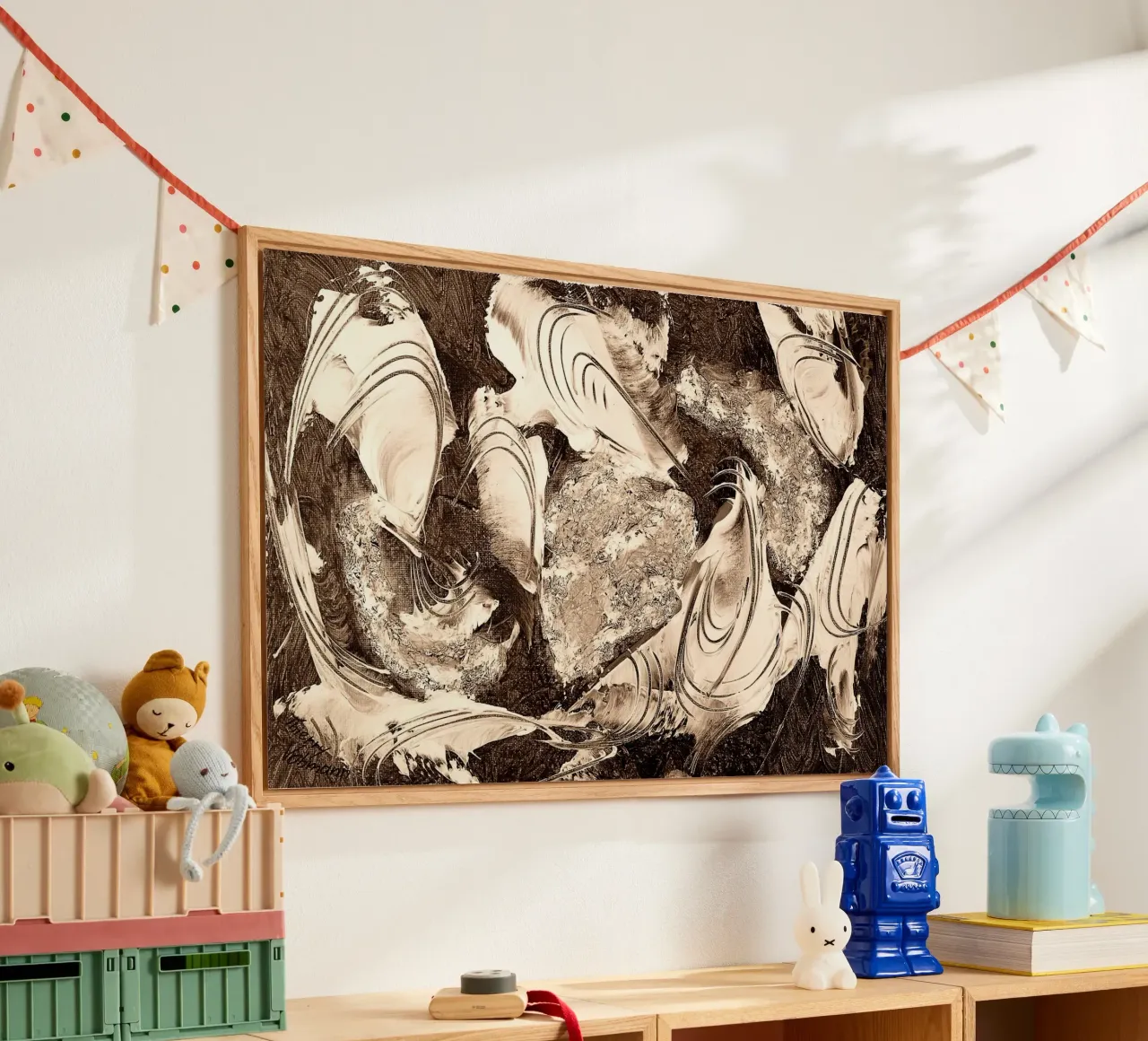 SEPIA 36 plexiglass da Thierry Vobmann Abstract painting