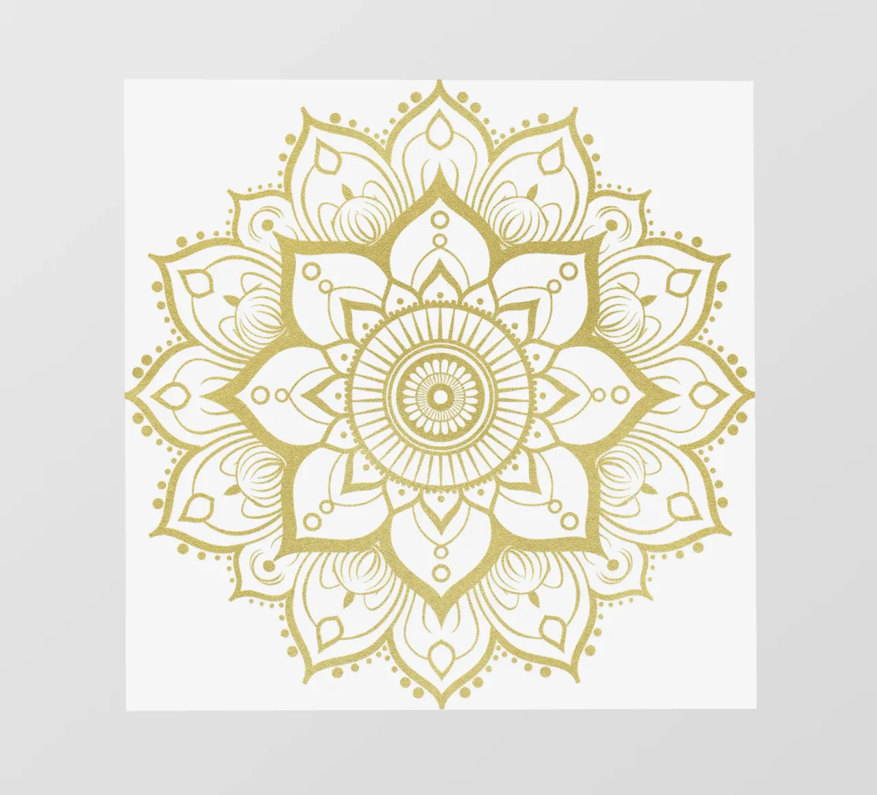 Mandala d'oro pellicola backlit da Spiritual Touch