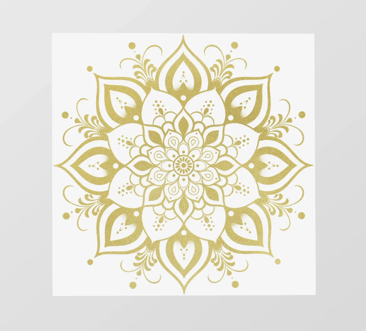 Mandala d'oro pellicola backlit da Spiritual Touch