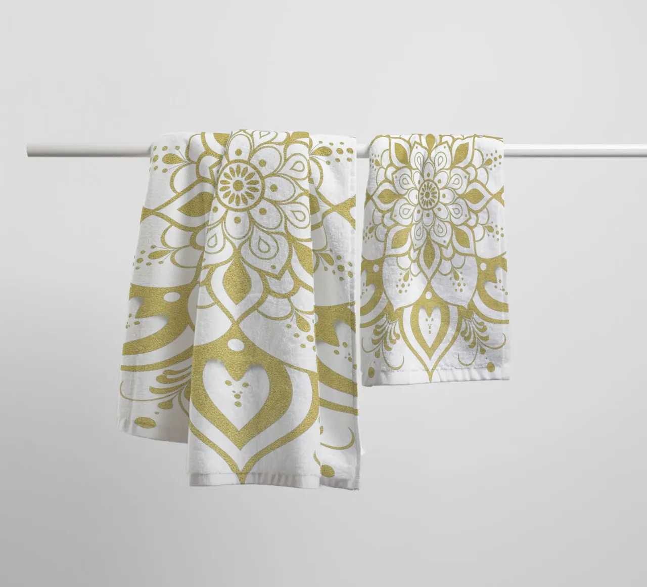 Mandala d'oro asciugamano da bagno da Spiritual Touch