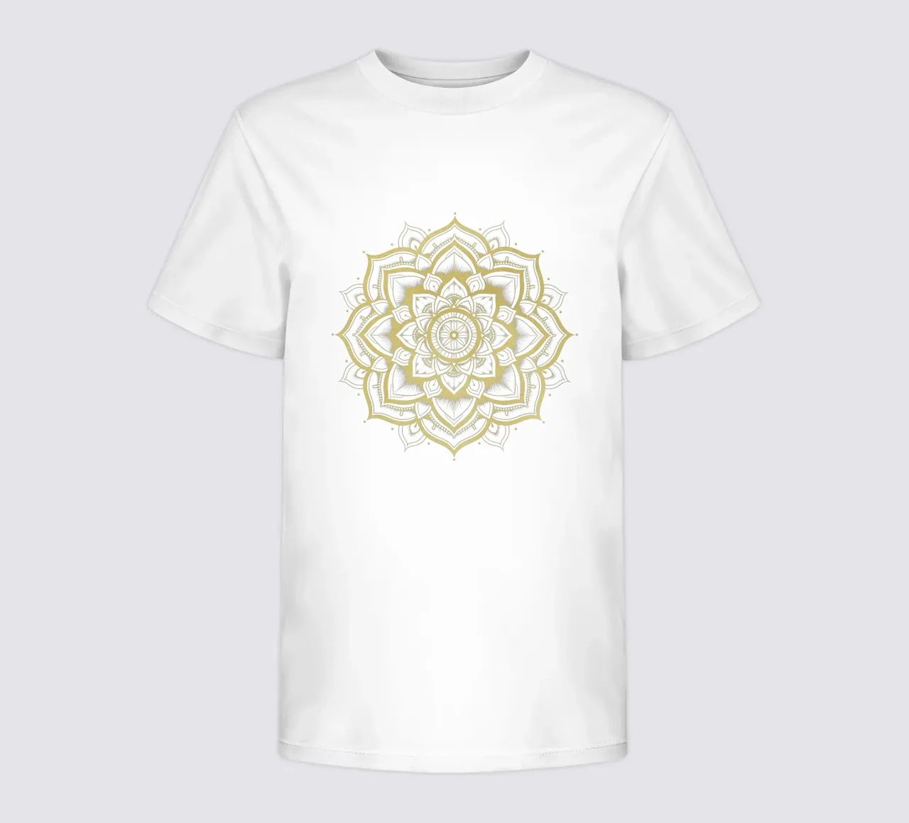 Goldenes Mandala Kinder T-Shirt von Spiritual Touch
