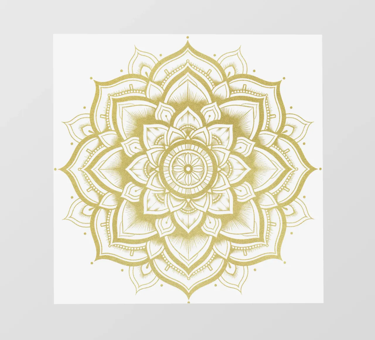 Mandala d'oro pellicola backlit da Spiritual Touch