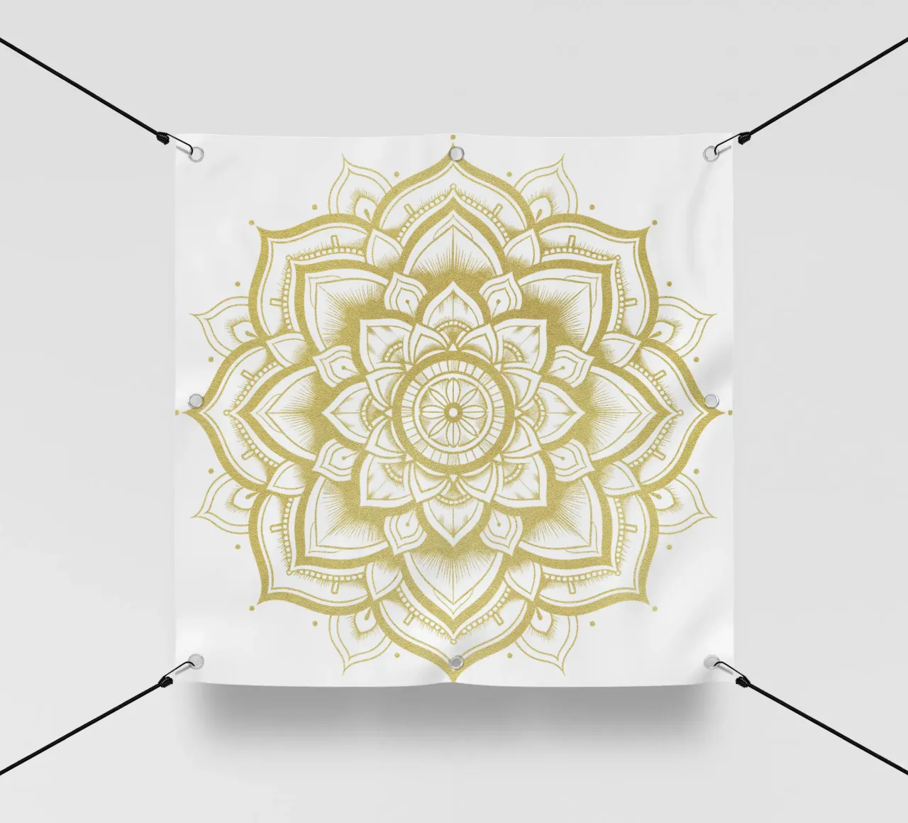 Mandala d'oro telo in pvc da Spiritual Touch