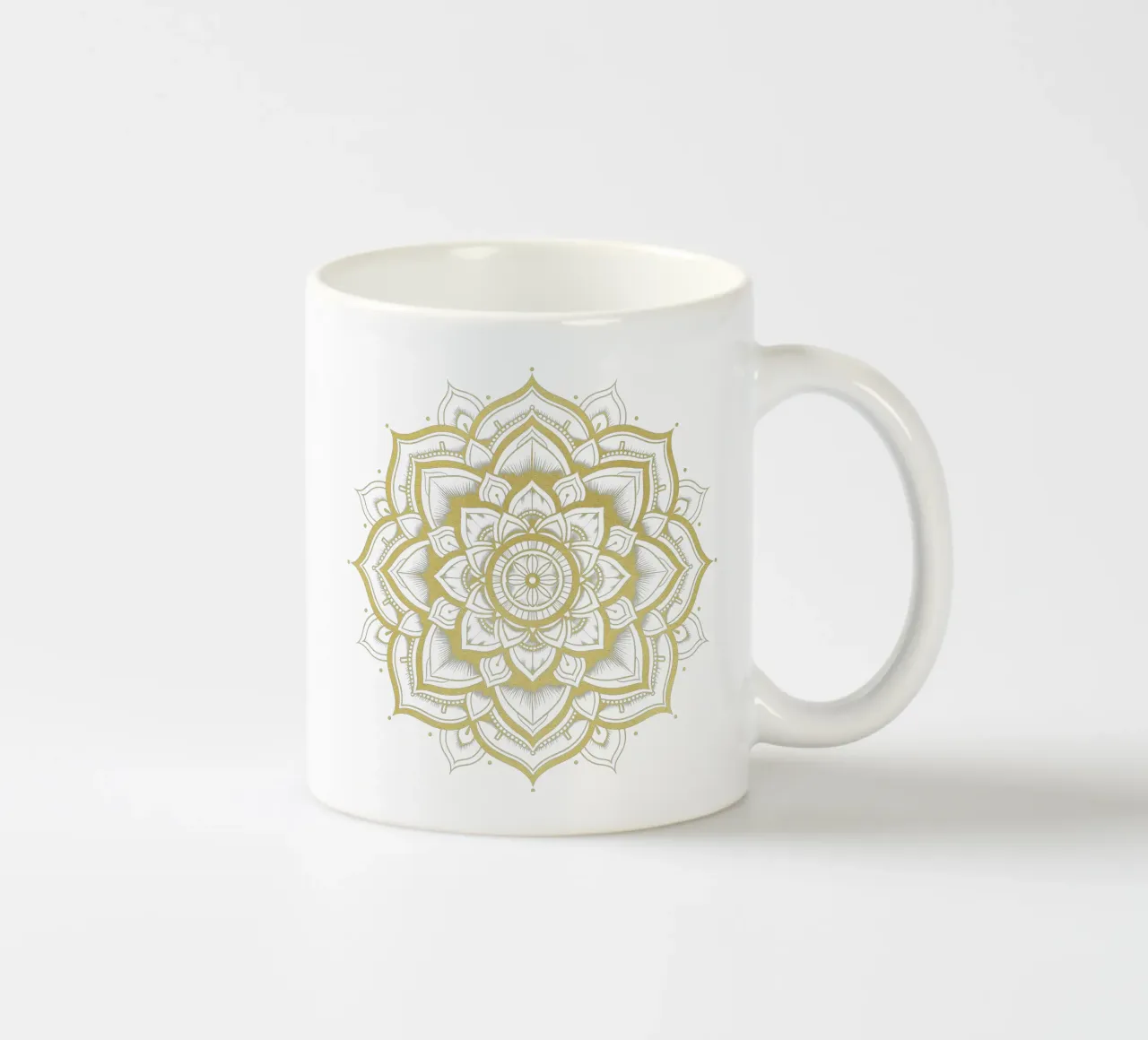 Mandala d'oro tazza in ceramica da Spiritual Touch