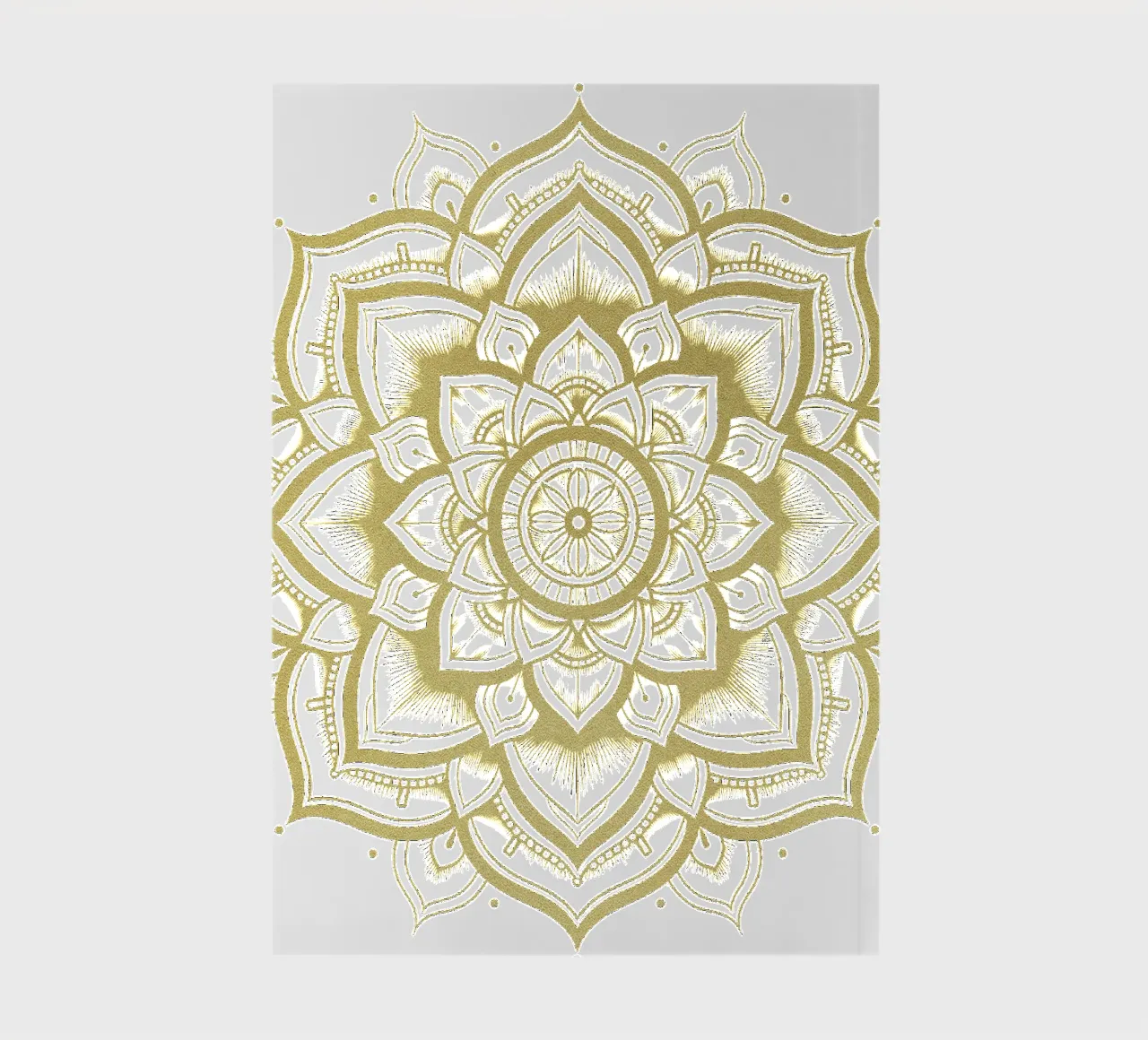 Golden Mandala notebook by Spiritual Touch