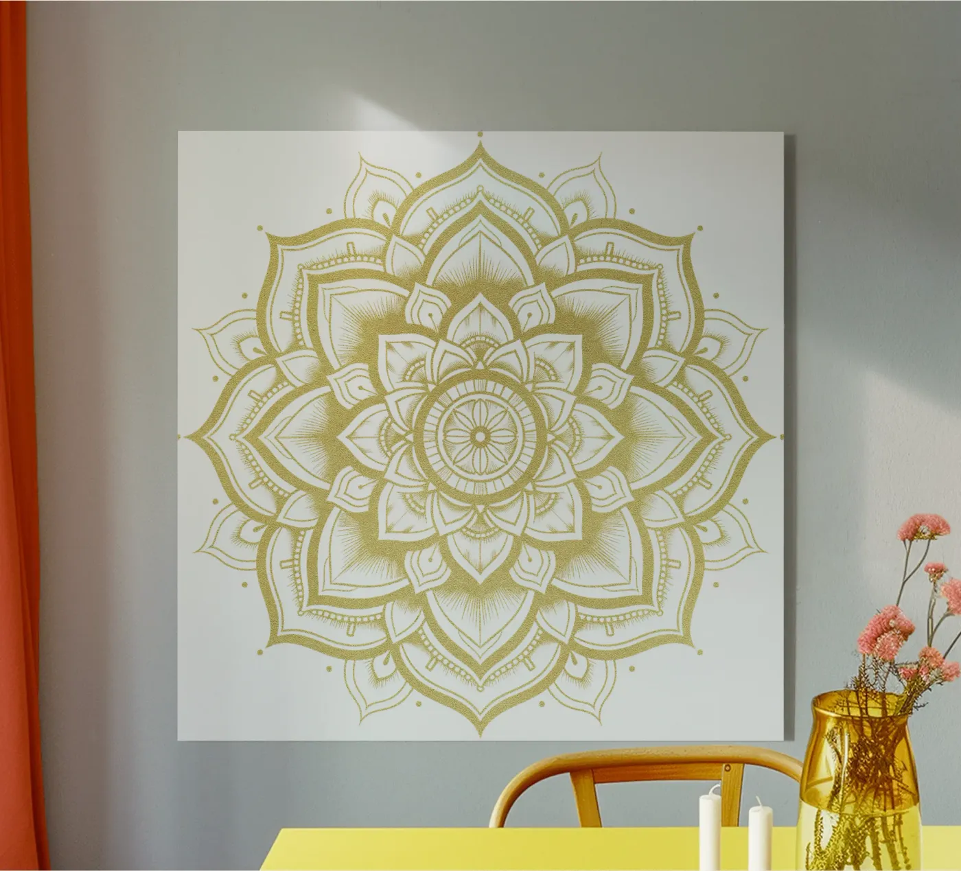 Mandala d'oro plexiglass da Spiritual Touch
