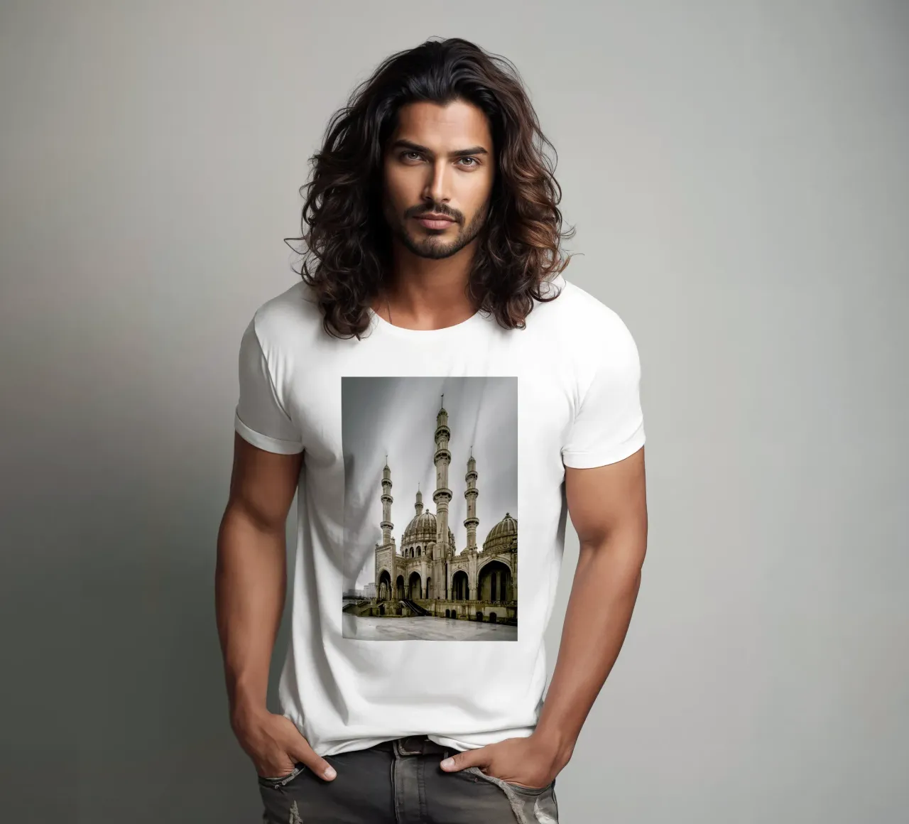 Baku - Heydər Məscidi - Study 2 t-shirt da Håggard Photography | Ronny Behnert