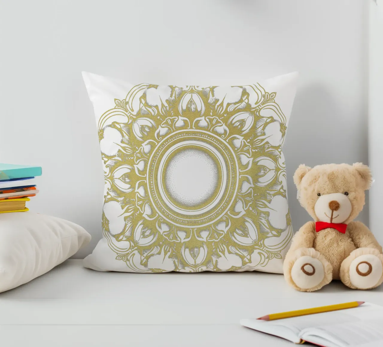 Mandala d'oro cuscino da Spiritual Touch