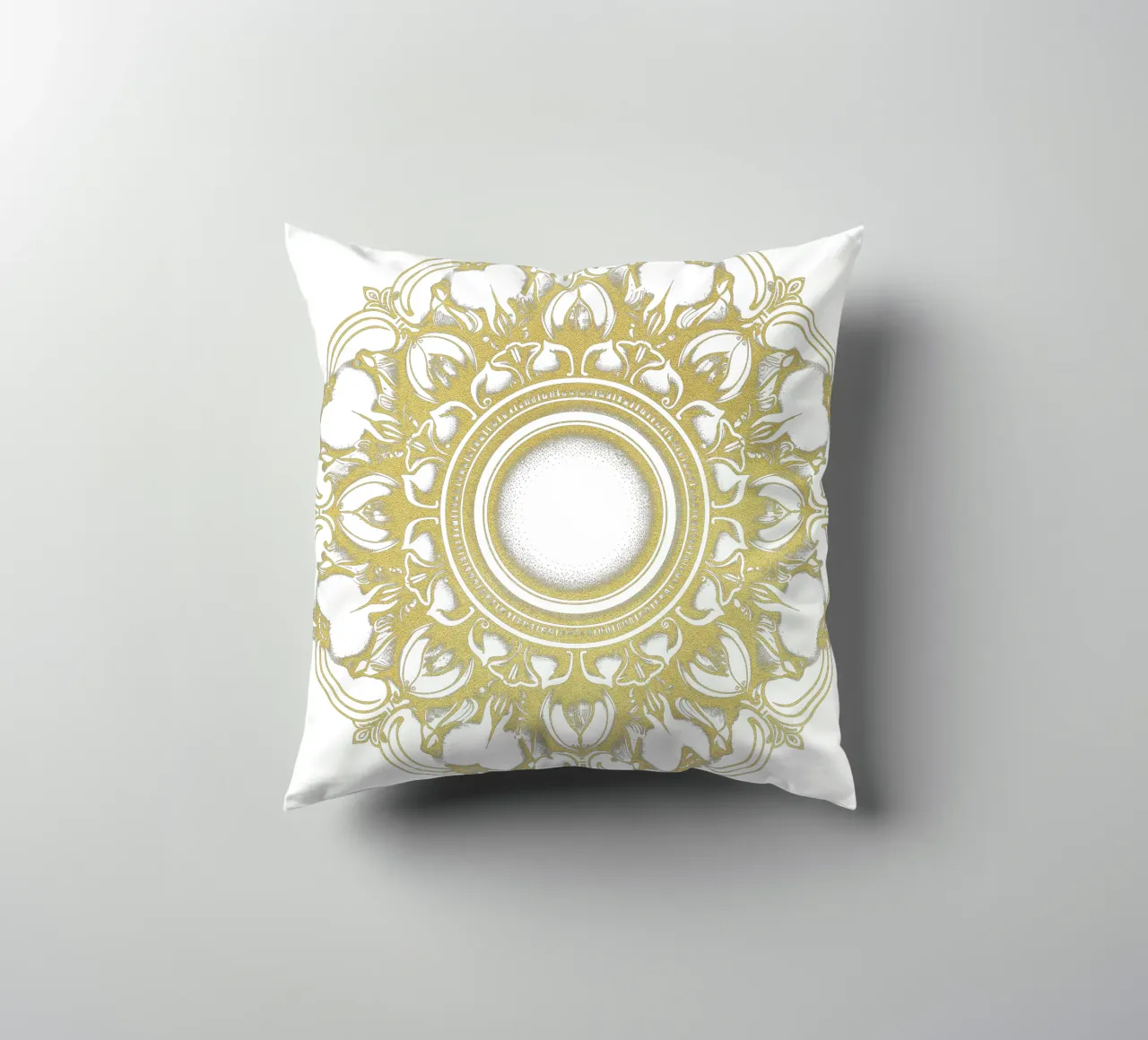 Mandala d'oro cuscino da Spiritual Touch