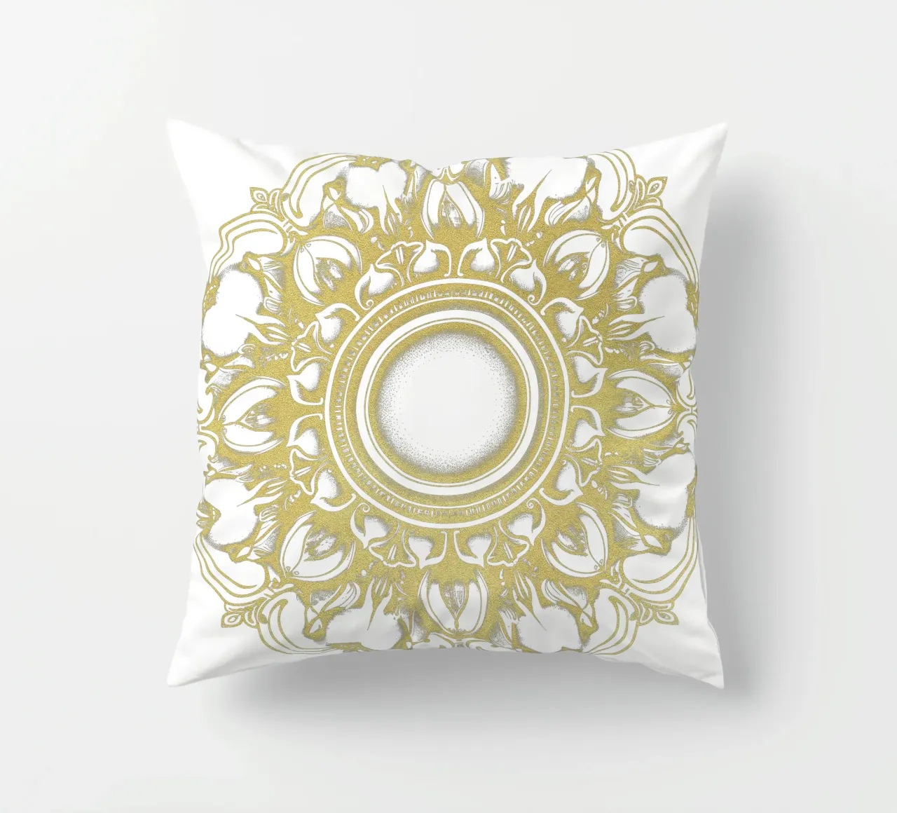 Mandala d'oro cuscino da Spiritual Touch