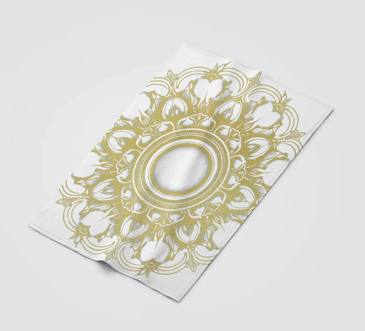Mandala d'oro coperta in pile da Spiritual Touch