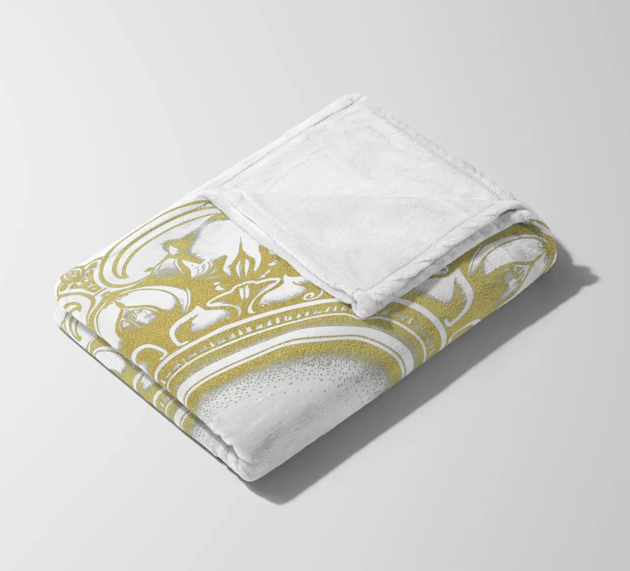 Mandala d'oro coperta in pile da Spiritual Touch