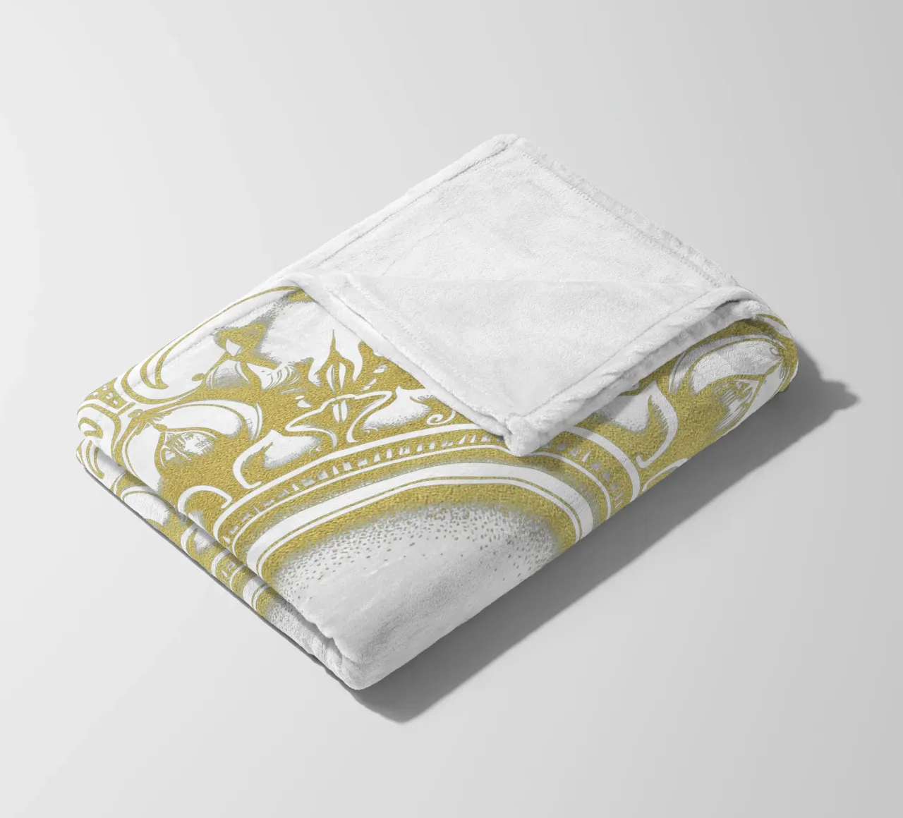 Mandala d'oro coperta in pile da Spiritual Touch