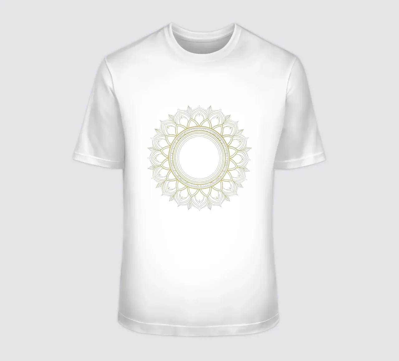 Golden Mandala t-shirt by Spiritual Touch