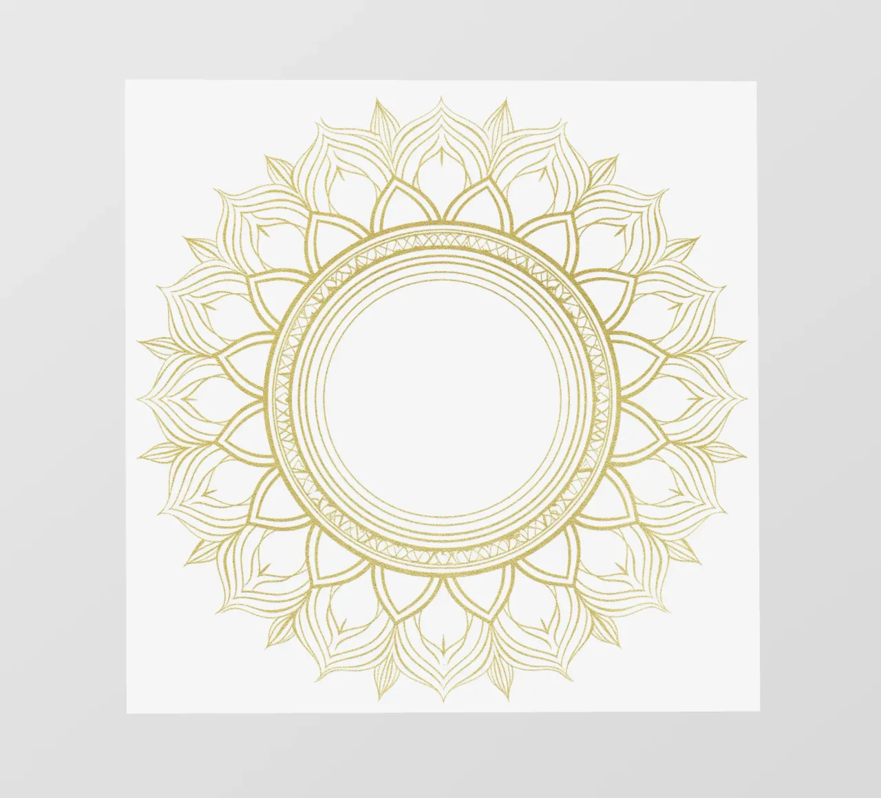 Mandala d'oro pellicola backlit da Spiritual Touch