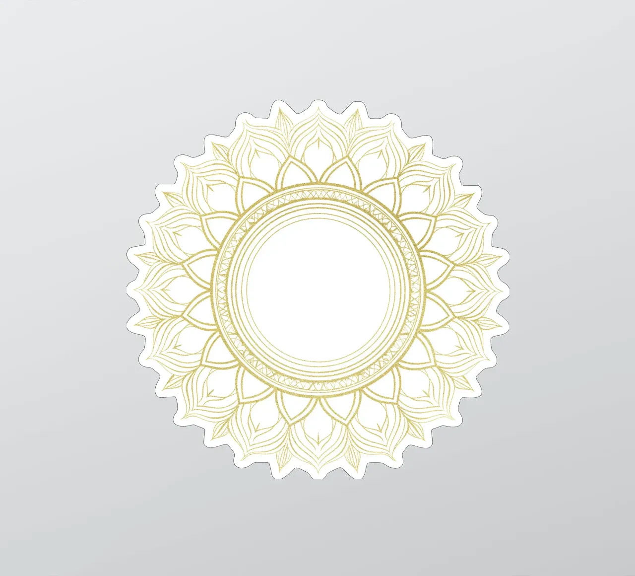 Golden Mandala sticker by Spiritual Touch