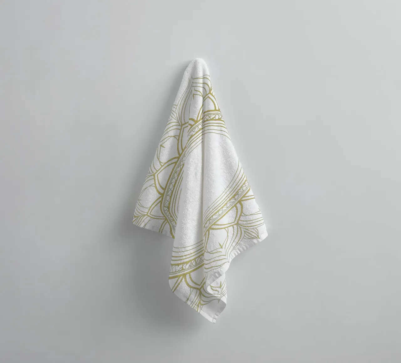 Golden Mandala towel by Spiritual Touch