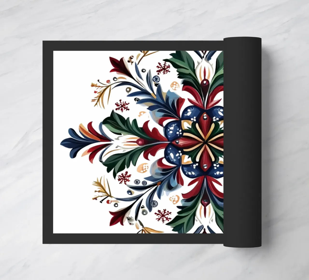 Mandala di Natale zerbino da Spiritual Touch
