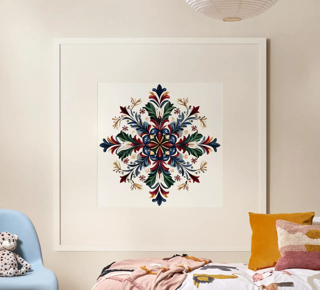 Mandala di Natale poster da Spiritual Touch