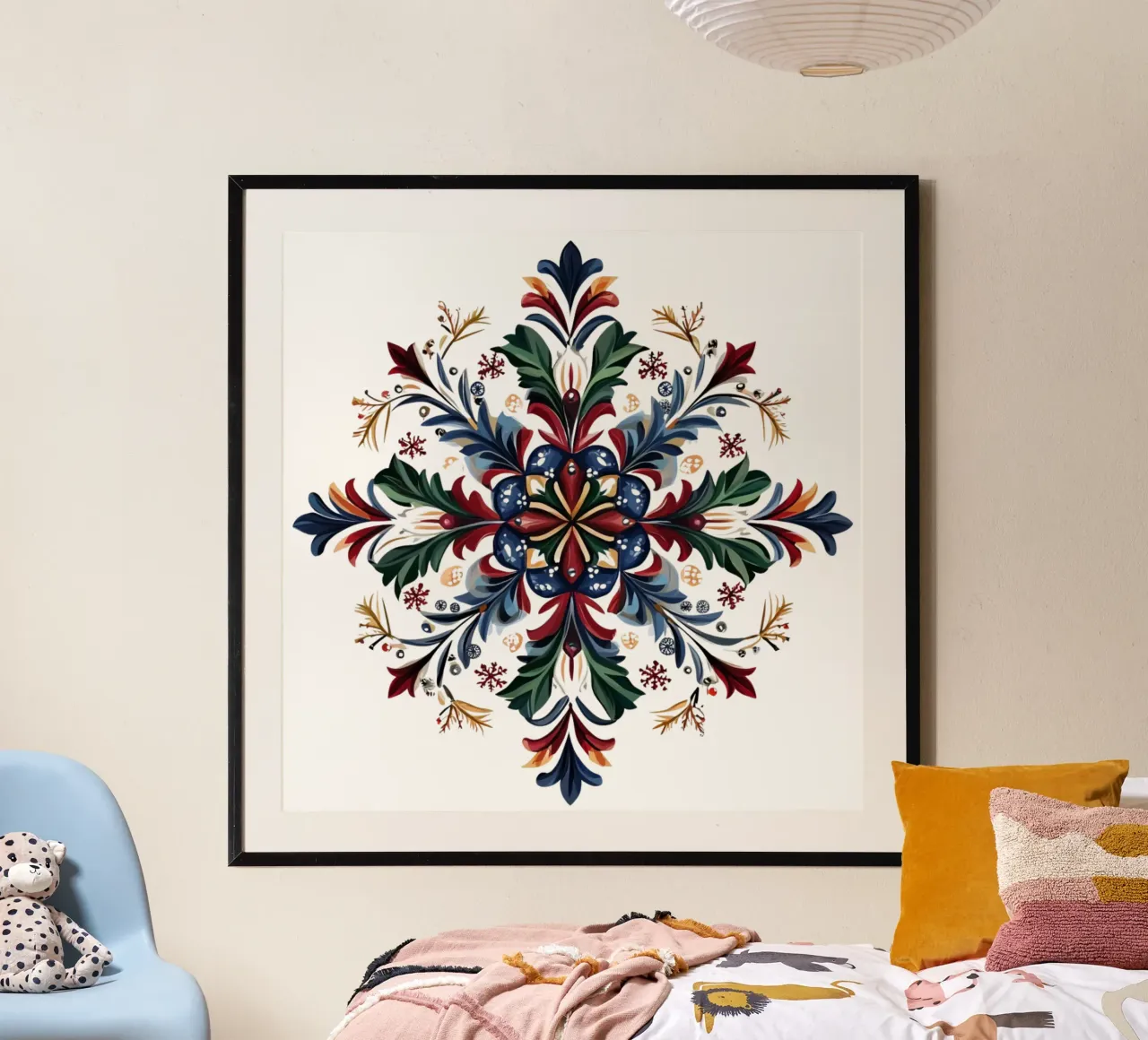 Mandala di Natale poster da Spiritual Touch