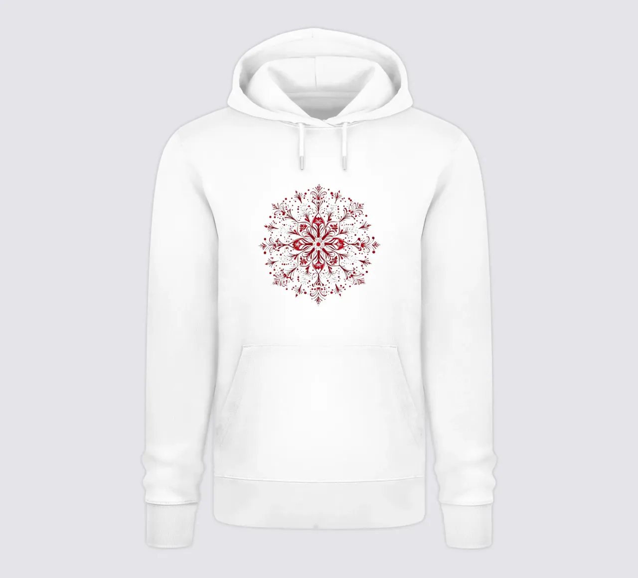 Mandala di Natale felpa con cappuccio da Spiritual Touch