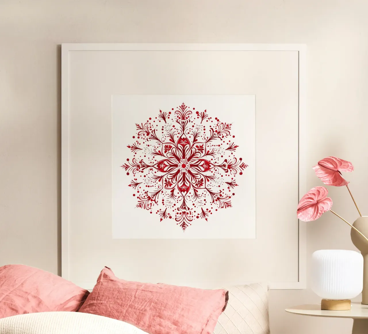 Mandala di Natale carta hahnemühle da Spiritual Touch