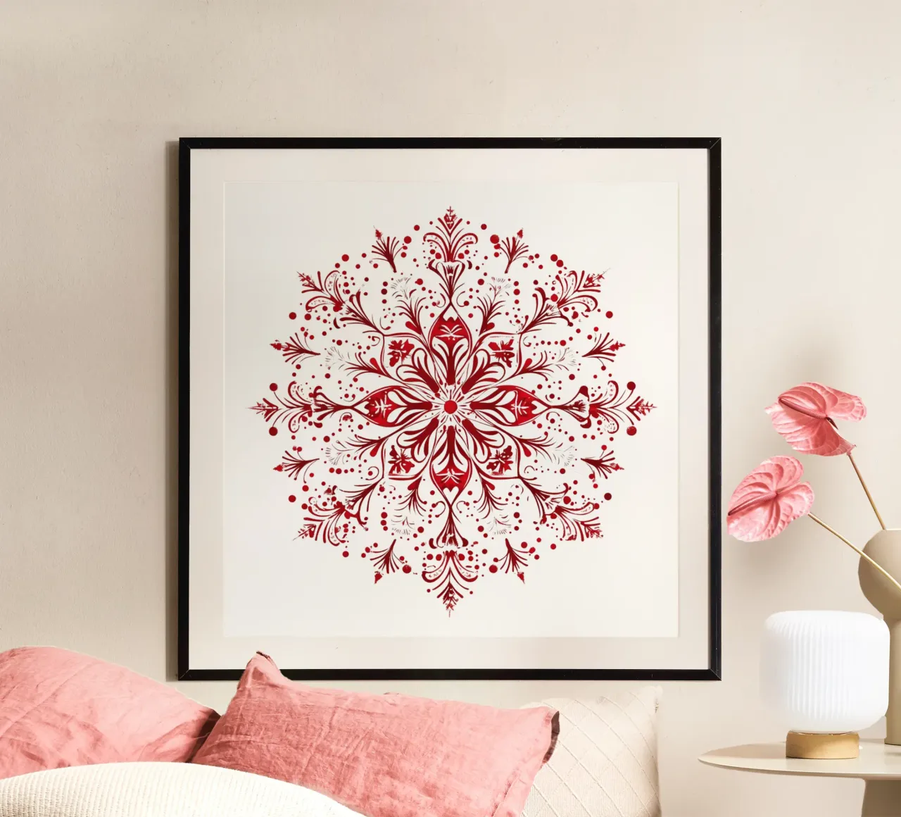 Mandala di Natale carta hahnemühle da Spiritual Touch