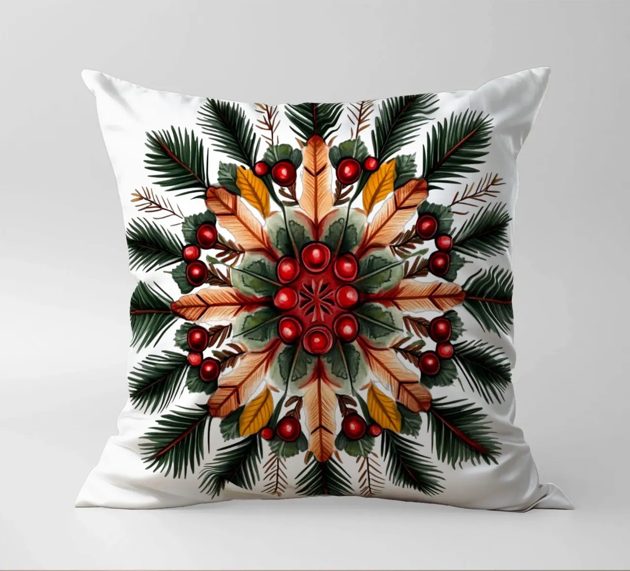 Mandala di Natale cuscino da Spiritual Touch