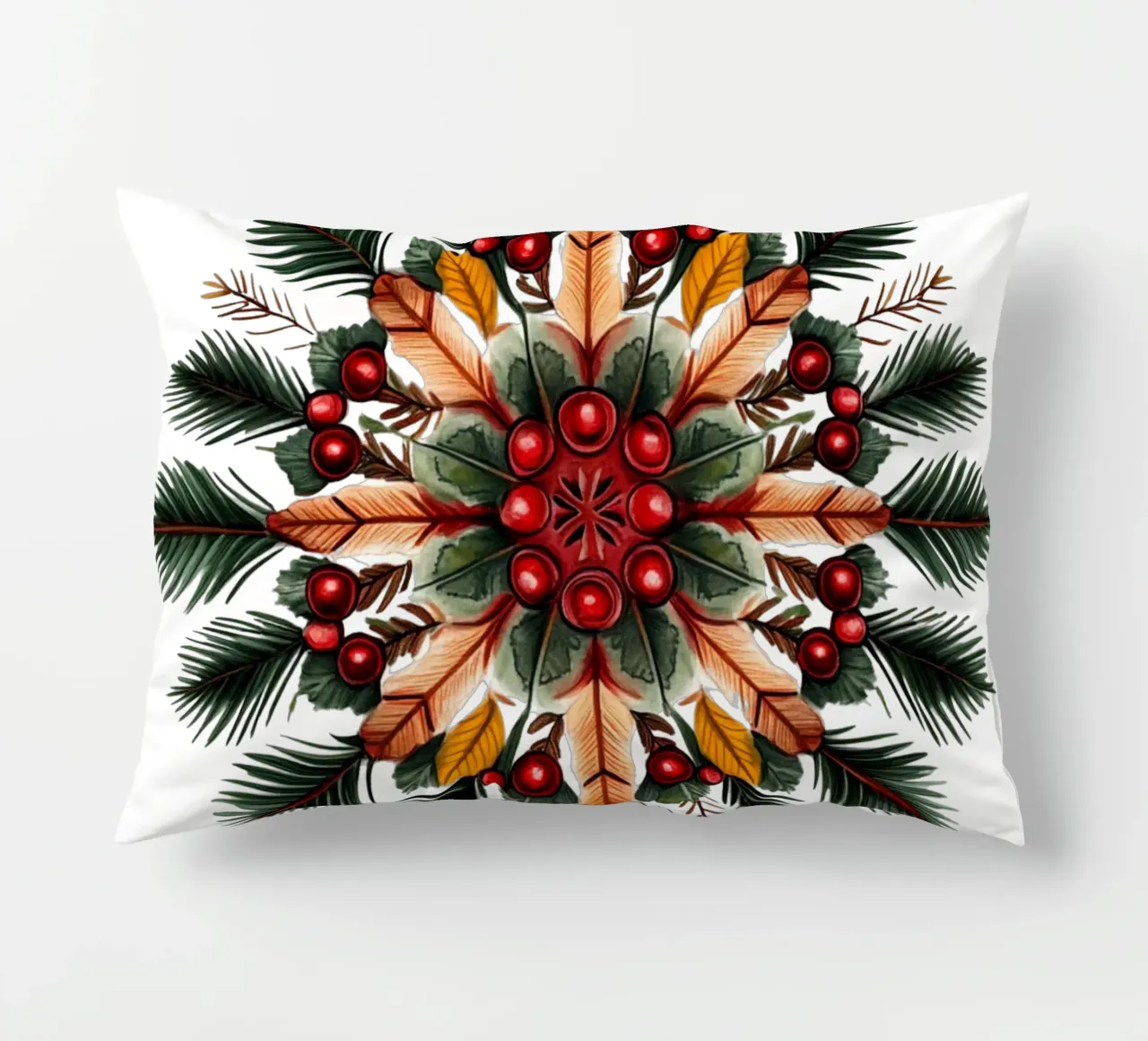 Mandala di Natale cuscino da Spiritual Touch