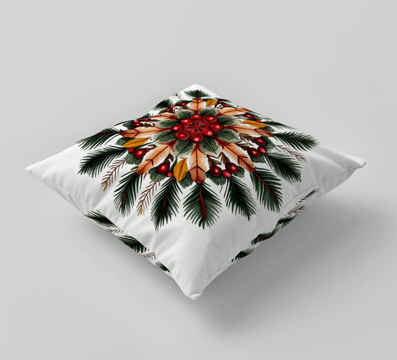 Mandala di Natale cuscino da Spiritual Touch