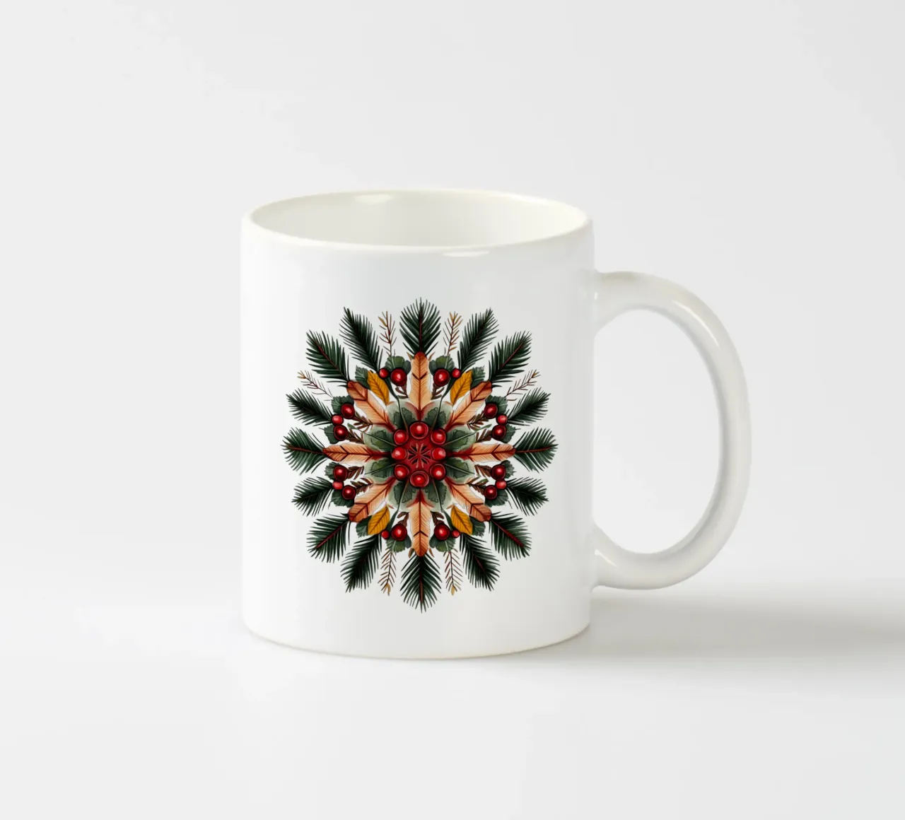 Mandala di Natale tazza in ceramica da Spiritual Touch