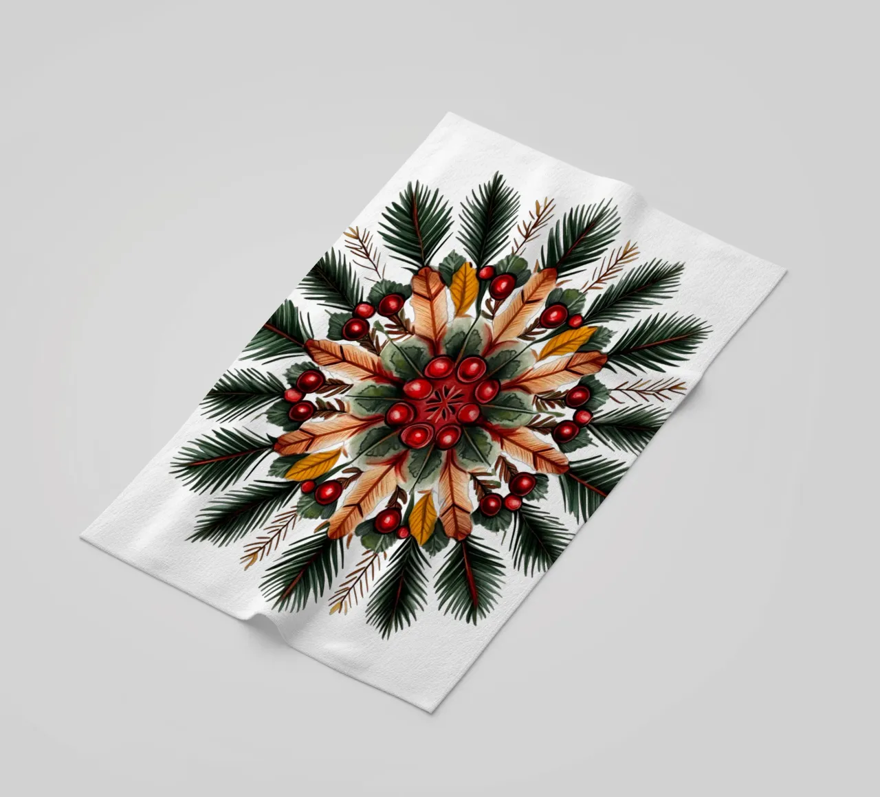 Mandala di Natale telo mare da Spiritual Touch