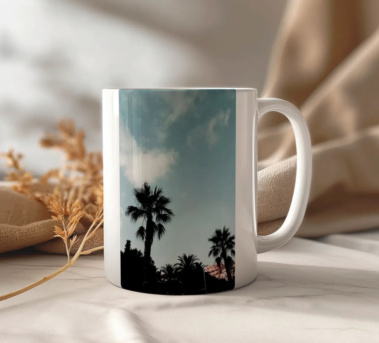Palms XI tazza in ceramica da Sebastian Hilgetag