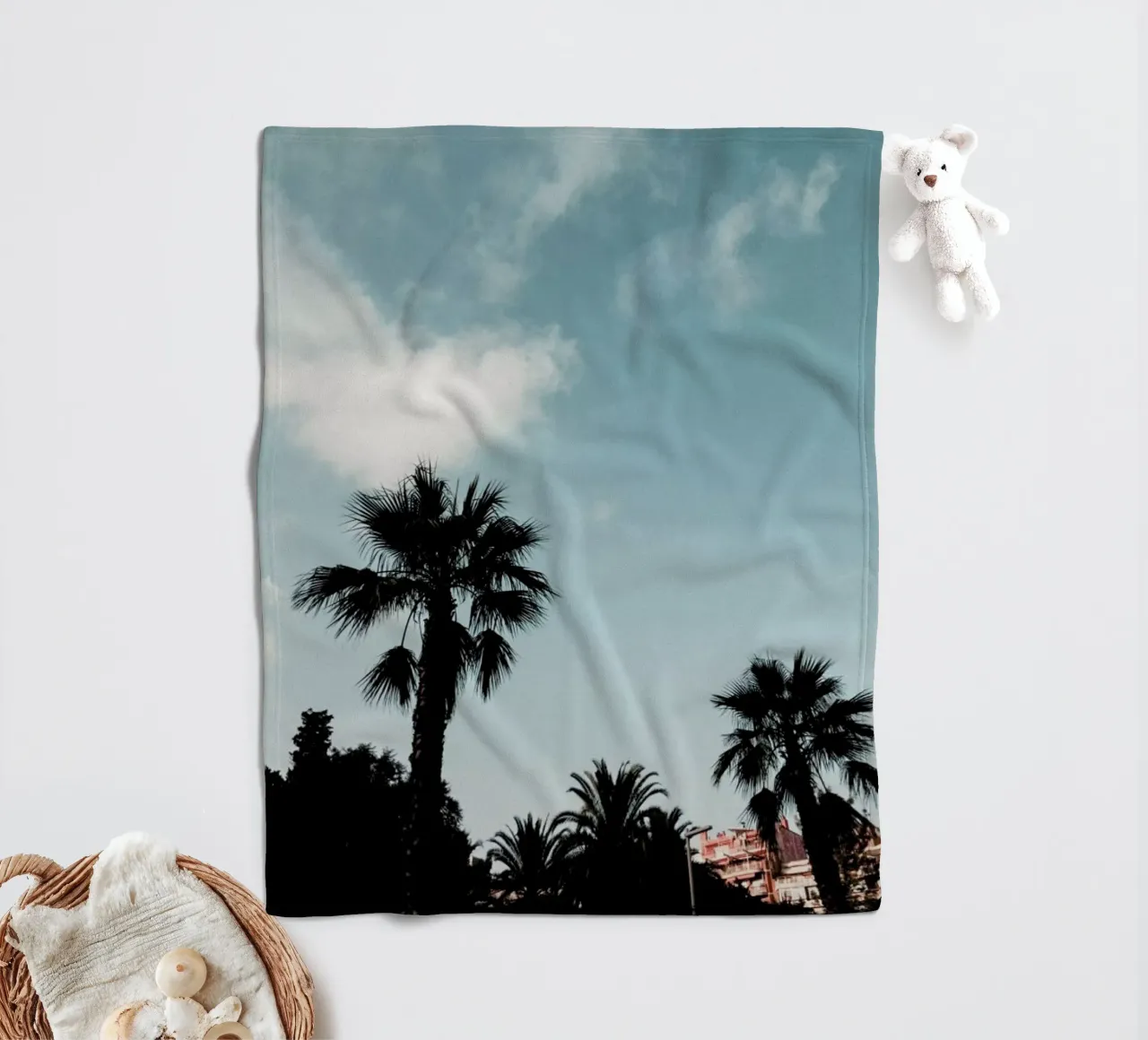 Palms XI coperta in pile da Sebastian Hilgetag