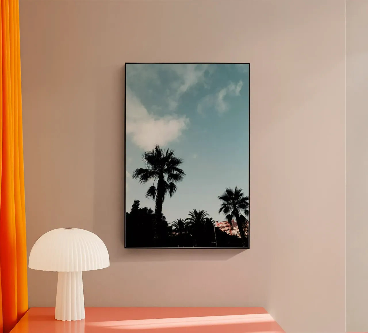 Palms XI plexiglass da Sebastian Hilgetag