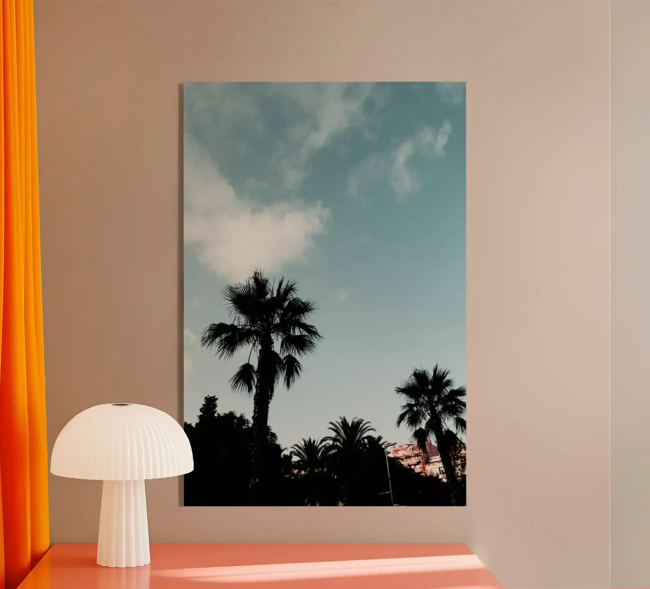 Palms XI plexiglass da Sebastian Hilgetag