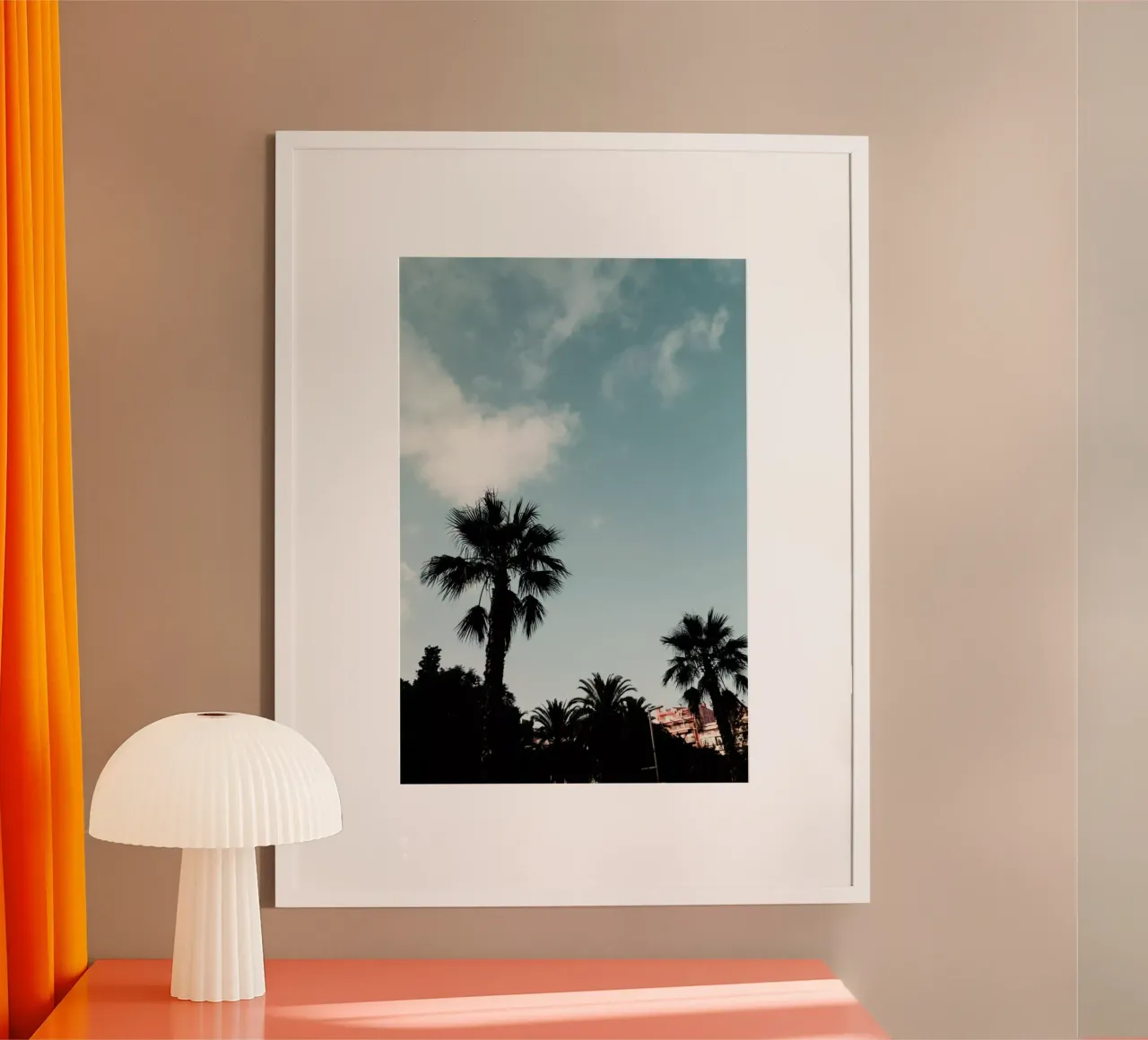 Palms XI carta hahnemühle da Sebastian Hilgetag